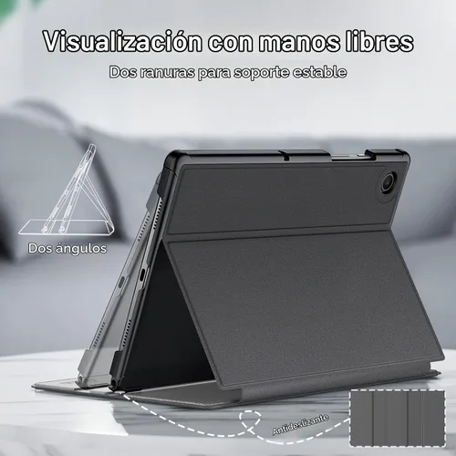 Vista 3 de JETech - Funda tipo libro para Samsung Galaxy Tab A8 de 10,5", color negro