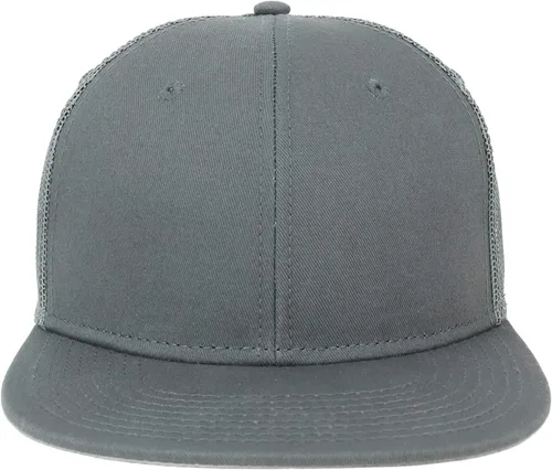 Vista 2 de Armycrew Gorra grande XXL en blanco Flatbill Mesh Snapback