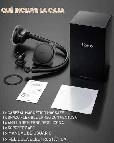 Vista 8 de 1Zero Soporte magnético para teléfono para automóvil, extensión de brazo largo de cuello de cisne de 14 pulgadas, soporte universal para parabrisas