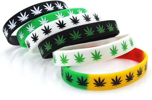 Vista 7 de Pulseras de silicona de 420 hojas Pulsera de goma