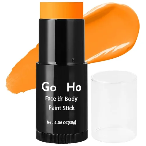 Vista 13 de Go Ho Barra de Pintura Facial Verde Amazon Mezclable en Crema (1.06 Oz), Pintura Corporal Verde Amazon de Cobertura Completa para Adultos y Niños
