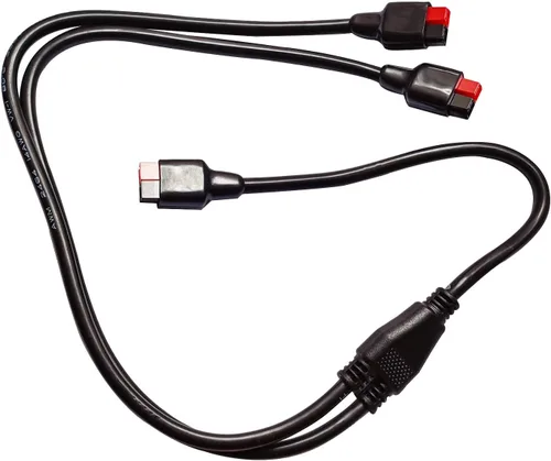 Vista 2 de Cable divisor en Y 45A, cable de extensión de conector 45A, adaptador de cargador de batería, cable de extensión de panel solar de 14 AWG, 27.6