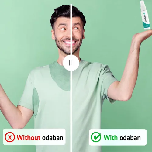 Vista 4 de Desodorante antitranspirante odaban, fuerza clínica y protección, desodorante para hombres y mujeres para sudoración escisiva e hiperhidrosis, sin