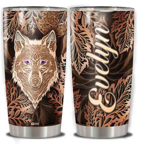 Vista 17 de WAZONE Vaso personalizado para amantes de los libros con tapa con nombre personalizado Just A Girl Who Loves Books de acero inoxidable de 20 onzas