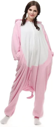Vista 5 de YAMENG Pijama unisex para adultos, disfraz de animal para cosplay de Halloween