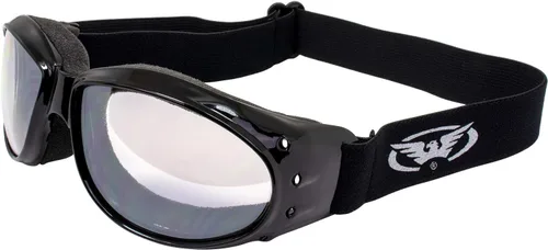 Vista 14 de Global Vision Eliminator Gafas Acolchadas para Motocicleta de Dirt Bike para Hombres y Mujeres (Marco Negro/Lente Ahumado)
