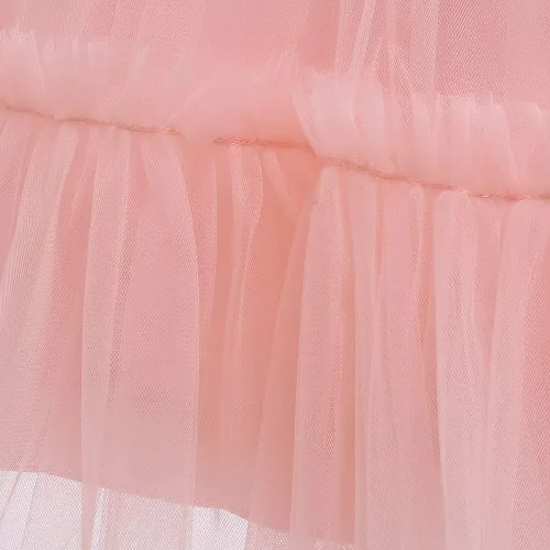 Vista 7 de 6M-9T - Vestido de baile con volantes para bebés y niñas, vestidos de encaje