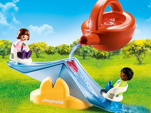 Vista 2 de Playmobil 1.2.3 Balancín de agua Aqua con regadera