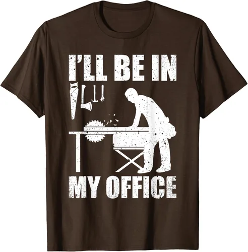 Vista 9 de Camiseta divertida de manga corta para hombre, carpintería, carpintería, carpintería, regalo Negro