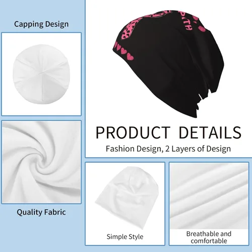 Vista 5 de zilobkfe Gorro de punto elástico suave y cálido para hombre y mujer