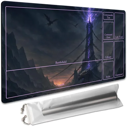 Vista 8 de Juego de mesa MTG de 14 x 24 pulgadas, compatible con OCG CCG RPG TCG Playmats (Call of Death)