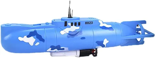 Vista 9 de Juguete de baño submarino eléctrico, divertido modelo de submarino militar, juguete flotante de agua para niños (8821)
