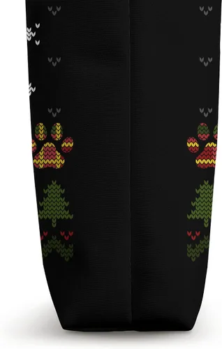 Vista 3 de Chow Chow Red Plaid Dog Ugly Christmas Sweater Dogs X-Mas Tote Bag