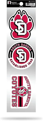 Vista 85 de NCAA - Juego de calcomanías retro Spirit de 3 piezas