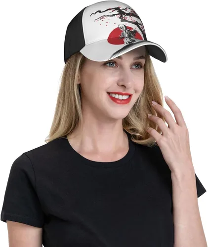 Vista 7 de Gorra de béisbol con estampado de anime Rurouni Kenshin Himura Kenshin para papá, ajustable, para deportes al aire libre, para hombres y mujeres