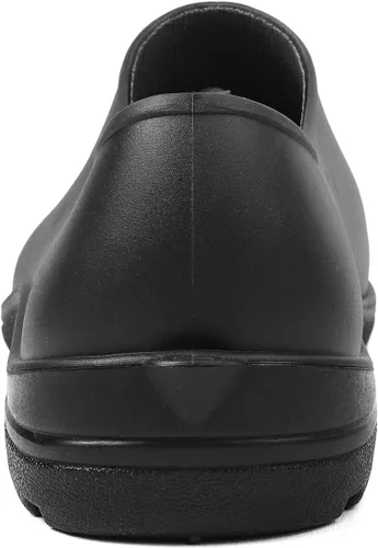 Vista 3 de DKSUKO Zapatos de jardín impermeables para hombre, botas de lluvia para hombre, zuecos de jardín para exteriores con suela antideslizante