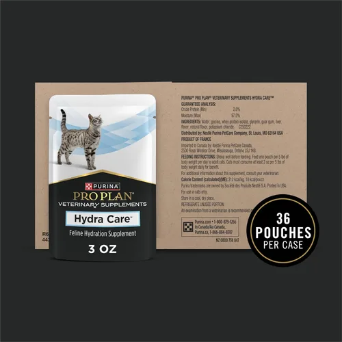 Vista 9 de Suplementos Veterinarios Purina Pro Plan Hydra Care para Gatos - (Paquete de 36) Bolsas de 3 oz