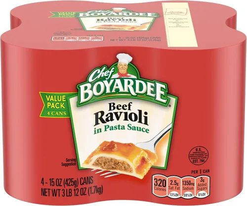 Vista 9 de Chef Boyardee Ravioles de ternera, 15 onzas, paquete de 4