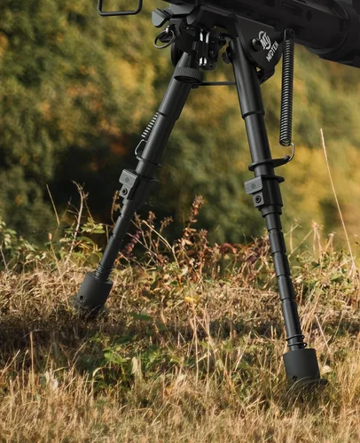 Vista 6 de MidTen Sling Stud Bipod for Rifles Bipod for M-Rail Bipod with M-Rail Adapter 6-9 Inches Aluminum and Carbon Fiber