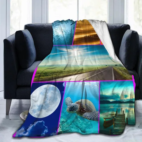 Vista 37 de Manta personalizada con collages de fotos, mantas personalizadas para familiares, amigos, perros o mascotas, utilizada como recuerdo y regalo, 1 1