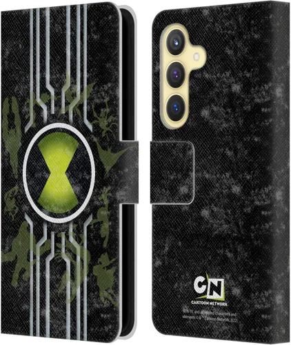 Vista 7 de Head Case Designs Con licencia oficial de Ben 10: Alien Force Ben's Jacket Graphics - Funda tipo cartera de piel compatible con Samsung Galaxy S24 5G