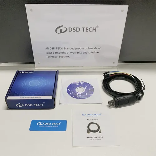 Vista 6 de DSD TECH SH-U09G USB a TTL Cable serie FTDI FT232RL IC 1.8M/5.9FT incorporado