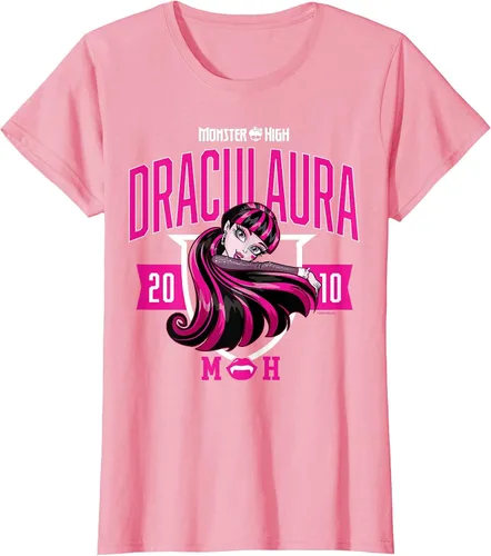 Vista 61 de Monster High -Camiseta Colegiada Draculaura Gris asfalto
