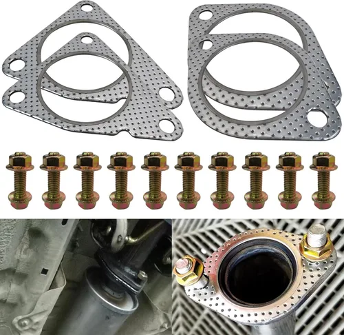 Vista 2 de Kit de tornillos de junta de escape de motor para Infiniti Q50 RWD 370z RWD/AWD G37