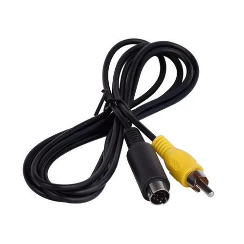 Vista 6 de XTPTFABS - Conector macho Mini DIN a RCA de 8 pines, 4.9 ft/5 pies, trenza completa, Plug & Play Ajuste para YAESU FT-710 FT710 FT-100 FT-857