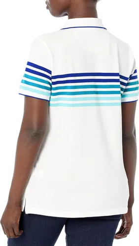 Vista 2 de Nautica - Polo de algodón elástico para mujer