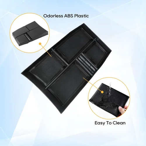 Vista 7 de LFOTPP Organizador de consola central inferior para Nissan Rogue 2021 2022 2023 2024 2025 2026 Nissan Rogue [S/SL/SV/Platinum] T33 Caja