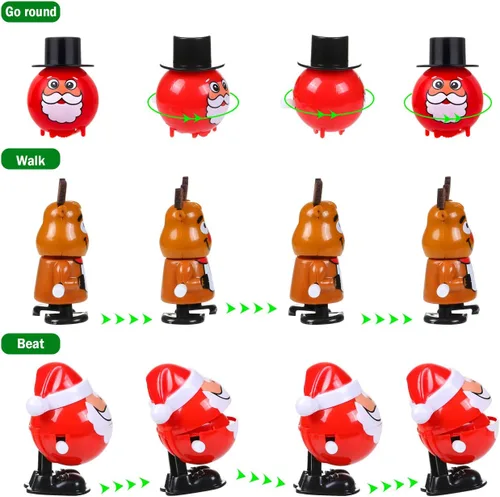 Vista 3 de LIHAO 12 juguetes de Navidad para niños, regalos de fiesta para niños, regalos para nietos Surtido