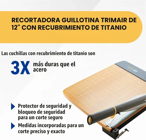 Vista 2 de Westcott TrimAir- Guillotina para corte preciso