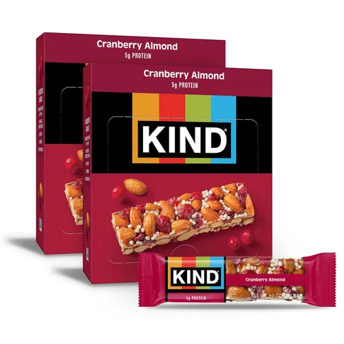 Vista 16 de KIND - Barras de nueces, almendras y coco, 1.4 onzas, 24 unidades, sin gluten, bajo índice glucémico, 0.18 onzas de proteína