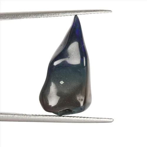 Vista 5 de GEMHUB Piedra de cristal de ópalo de fuego áspero, 5.70 CT. Piedra cruda de cristal de ópalo de fuego etíope natural para la fabricación de joyas