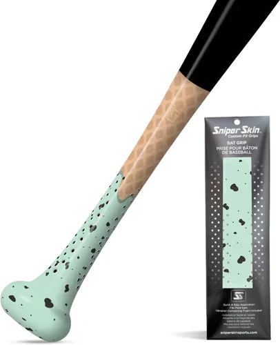 Vista 10 de SNIPER SKIN Baseball & Softball Bat Grip - Replacement Bat Grip Wrap - Easy to Install, Strong, Waterproof, Tacked for Performance