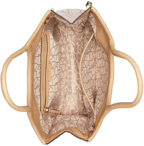 Vista 9 de Calvin Klein Gabrianna Novelty - Bolso tote delgado con cremallera lateral