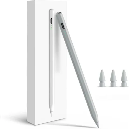 Vista 12 de Lápiz para Apple iPad A16 10ª Generación, Lápiz capacitivo de carga rápida para iPad A16/11-6ª gen 2025-2018, Air 11"/13" M3/M2/5ª-3ª, Pro