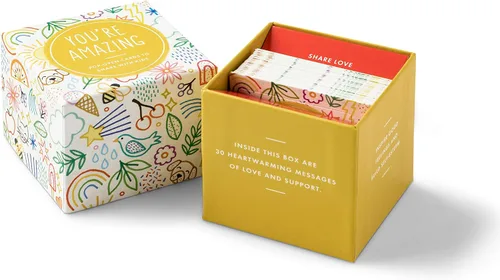 Vista 3 de Compendium ThoughtFulls para niños — Eres increíble — 30 tarjetas desplegables para compartir con niños, cada una con un mensaje inspirador
