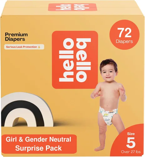 Vista 10 de Hello Bello Premium Pañales para bebé talla 6 68 unidades de pañales desechables, extra absorbentes, hipoalergénicos y ecológicos con ajuste