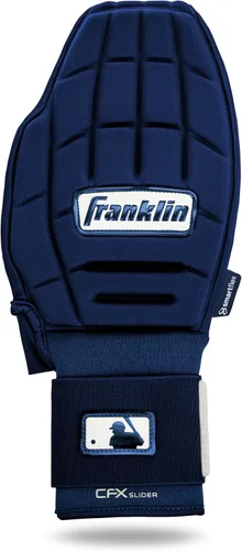 Vista 27 de Franklin Sports MLB Guante deslizante de béisbol y sóftbol - CFX PRT Guantes de baserunning deslizantes protectores para adultos y jóvenes - Guante
