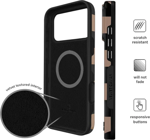 Vista 661 de VELVET CAVIAR Funda para iPhone 15, compatible con MagSafe, probada contra caídas de 10 pies, fundas protectoras de diseño, leopardo color rosa