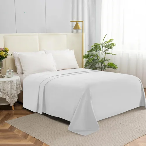 Vista 16 de Elegant Comfort Sábana encimera de 1 pieza de calidad hotelera, lujosa y suave, 1500 hilos, calidad egipcia, resistente a arrugas, manchas