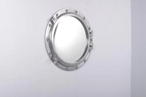 Vista 4 de Espejo de buey redondo para montaje en pared, 36 pulgadas de diámetro (aluminio)