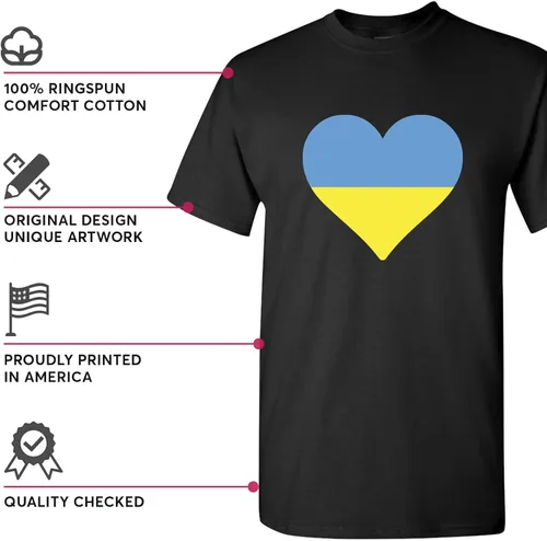 Vista 5 de Love Ukraine Heart Shirt