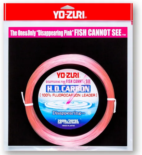 Vista 17 de Yo-Zuri H.D. Línea líder de fluorocarbono de 30 yardas Multi
