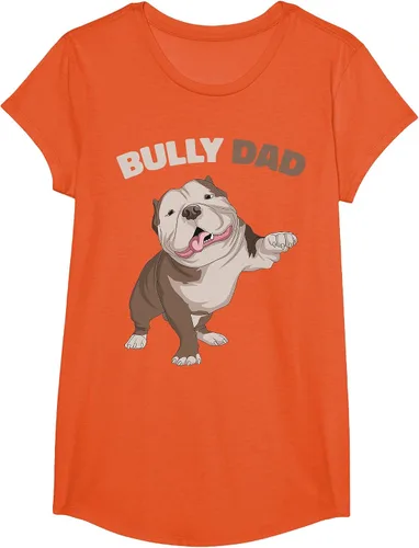 Vista 3 de American Bully Dad Dog Owner Father Funny Men T-Shirt Asphalt Grey