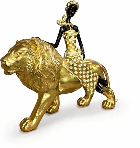 Vista 11 de Lescafita Escultura de Elefante Africano Dorado, Exquisita Decoración Animal para el Hogar, con Bandeja de Almacenamiento en la Parte Superior