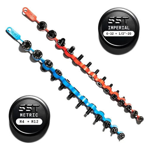 Vista 13 de SST - Identibolt Pro XL - Verificador de Roscas Preciso y Montaje en Pared - Tuercas y Pernos de Tamaño Grande - Roscas Imperiales SAE y Métricas