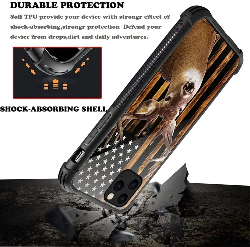 Vista 5 de DJSOK Funda para iPhone 13, diseño de patrón de lujo, a prueba de golpes, funda resistente a prueba de golpes, para hombre y mujer, diseño
